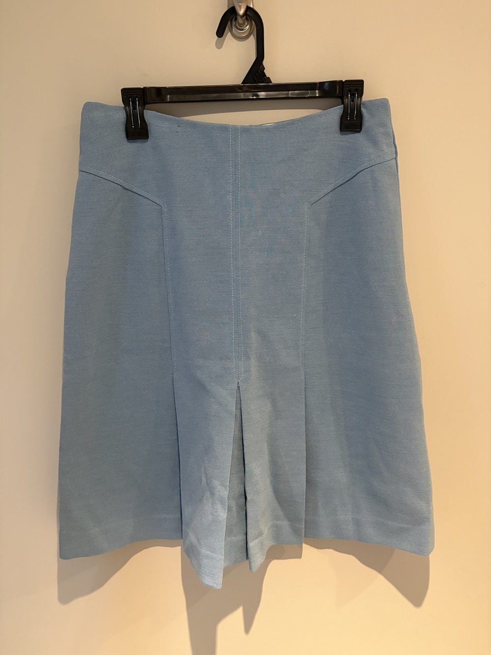 RARE Baby Blue 60s Wool Mod Skirt